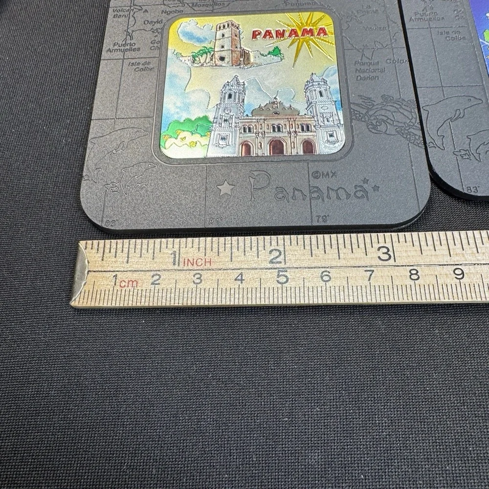 Panama Souvenir Square Coasters 4